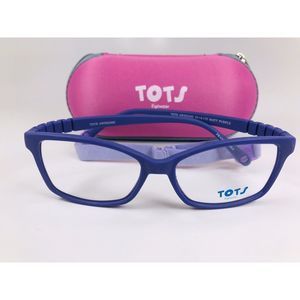 New TOTS Matte Purple AWESOME Eyeglasses for KIDS 50mm with Case & Strap